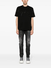 Crystal-embellished T-shirt